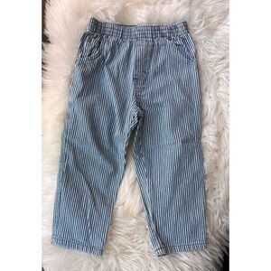 Vintage train stripe pants